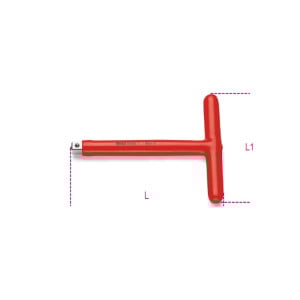 1/2” square drive, T-handle