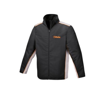 Jacket with 100% polyester exterior, waterproof treatment