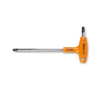 Offset hexagon key wrenches,  with high torque handles