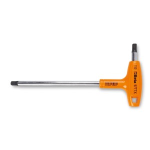 Offset key wrenches with handles  for Torx® head screws
