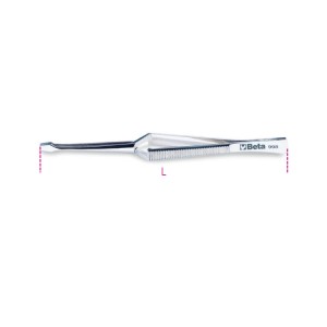 Beta Tools Model 993 G-Pin Spring Tweezers Curved Ends