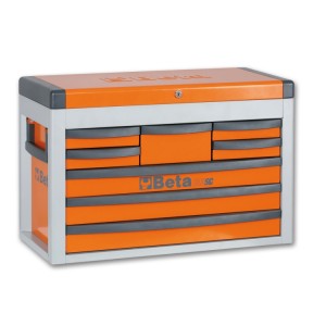 Portable tool chest with eight drawers