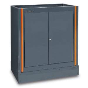 Fixed two-door module, for workshop equipment combination