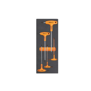 EVA foam tray soft offset hexagon key wrenches with handle