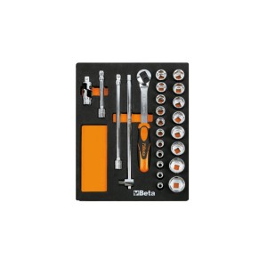 Soft thermoformed tray with tool assortment