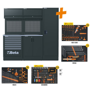 Workshop equipment combination  RSC50 2.0 with 223 tools
