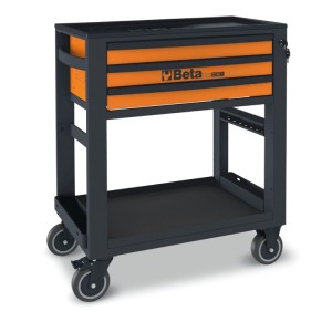 Service tool trolley with 3 drawers