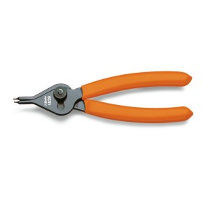 Straight point pliers for internal  and external circlips PVC-coated handles