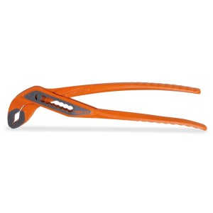 Poligrip pliers, boxed joints, with orange lacquered finish