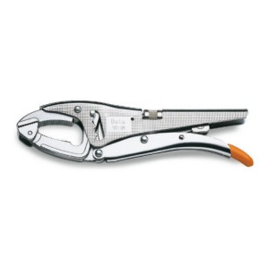 Double adjustment self-locking pliers,  floating jaw