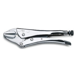 Adjustable self-locking pliers,  straight jaws