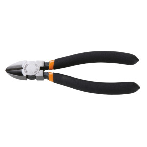 Diagonal cutting nippers, slip-proof double layer PVC coated handles, industrial finish