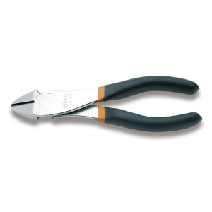 Heavy duty diagonal cutting nippers, chrome-plated, slip-proof double layer PVC coated handles