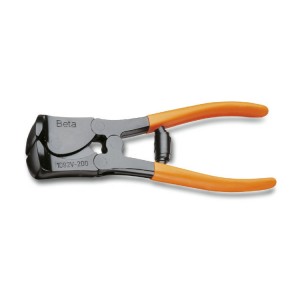 Toggle lever assisted end cutting nippers