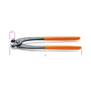 Construction worker’s pincers,  PVC coated handles