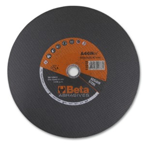 Abrasive ultra-thin steel cutting discs with flat centre