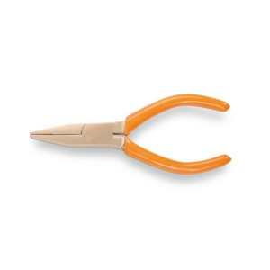 Sparkproof extra-long flat knurled nose pliers