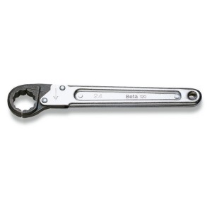 Ratchet opening single ended  bi-hex wrenches