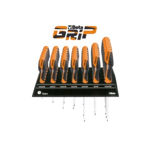 Wall-mounted display  with 50 screwdrivers