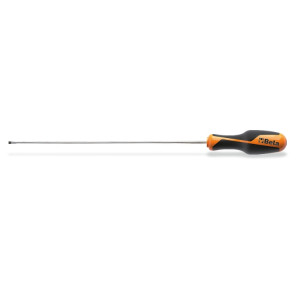 Screwdrivers for headless slotted screws, long series