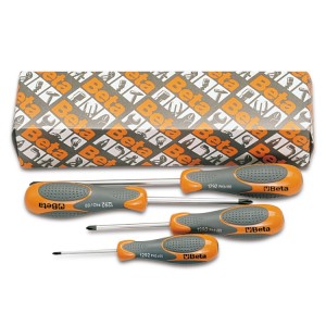 Set of 4 screwdrivers for Phillips® head screws