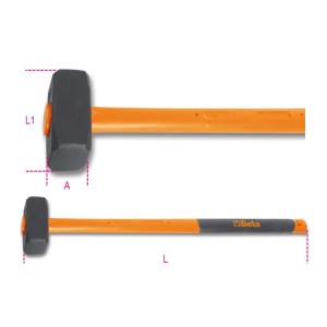 Sledge hammers, fibre shafts