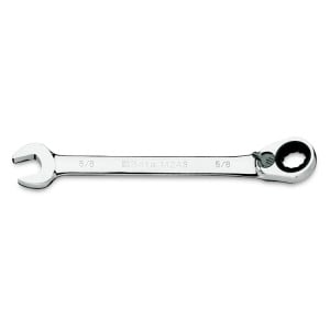 Reversible ratcheting  combination wrenches