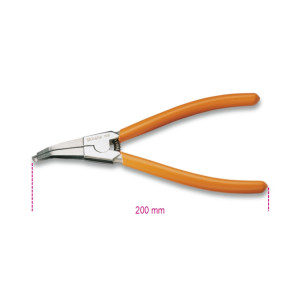 External butt-ended circlip pliers