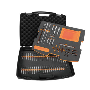 Comprehensive adapter set for testing compression in petrol and diesel engines,  with tester 1464T and 1464T/N
