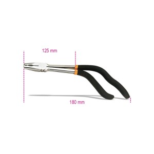 Combination pliers,  bright chrome-plated,  double layer PVC coated gun handles
