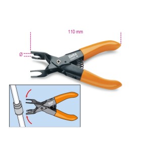 Quick coupler pliers for fuel pipes