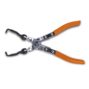 Quick coupler swivel pliers for fuel pipes, with articulated jaws