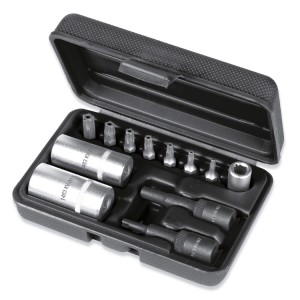 Kit for removing valves from air-conditioning system with set of five-star head bits