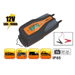 Electronic car / commercial vehicle battery charger, 12 V