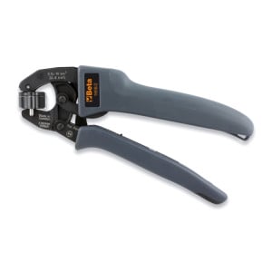 Heavy duty crimping pliers  for cylindrical terminals