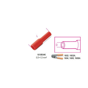 Pre-insulated female pin terminals