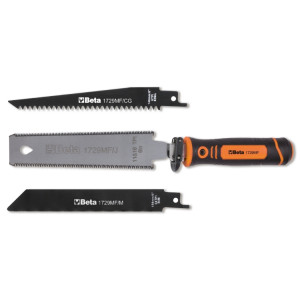 Multi-purpose saw, for metal, plasterboard, wood and plastic