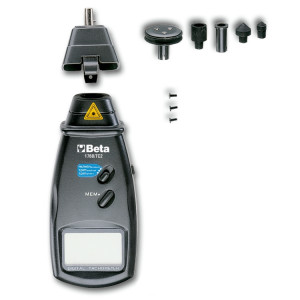 Combination contact/non-contact  digital tachometer