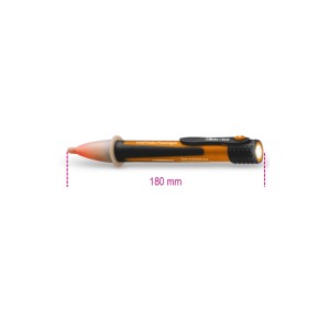 Non-contact AC voltage detector with LED mini-torch