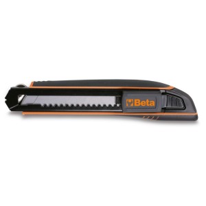 Utility knife, 18 mm, supplied with 6 blades