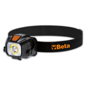 Rechargeable wireless LED headlamp,  dual brightness