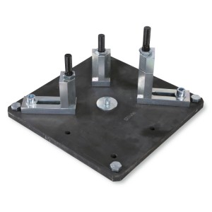 Press supporting tool for removal/insertion of hubs, bearings and silent blocks