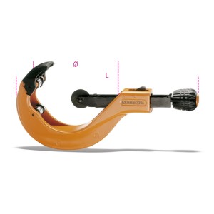 Telescopic pipe cutter, fast advance  for plastic pipes