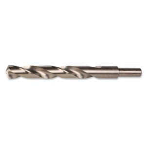 Twist drills with cylindrical shanks, short series, HSS-CO 5%, entirely ground, small tang (ø 13 mm)