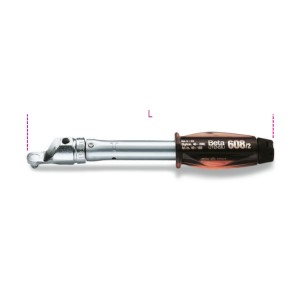 Click type torque wrench with 1/4" fixed heads  for right-hand and left-hand tightening torque accuracy: ±4%