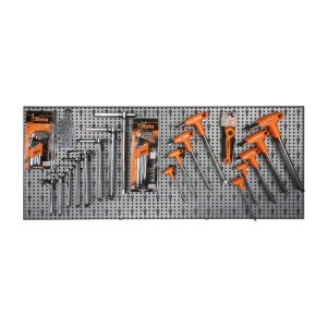 Assortment of 257 tools with hooks without panel