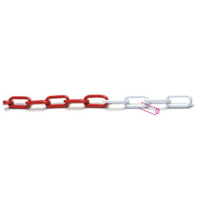 Plastic barrier chain