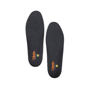 Anatomically shaped, breathable underfoot cover, antibacterial top layer preventing bad odours. Replacement for ESD (ElectroStatic Discharge) certified footwear