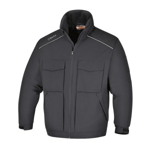 Work bomber jacket, multipocket style, waterproof