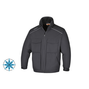 Work bomber jacket, multipocket style, waterproof